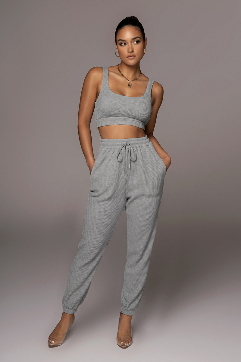 Spring Summer Solid Color Body Shaping Vest Short Women Ankle-Tied Trousers Casual Set