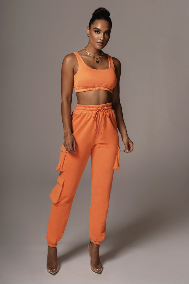 Casual Set Solid Color Pocket Ankle Tied Trousers Body Shaping Vest Two Piece Set Women