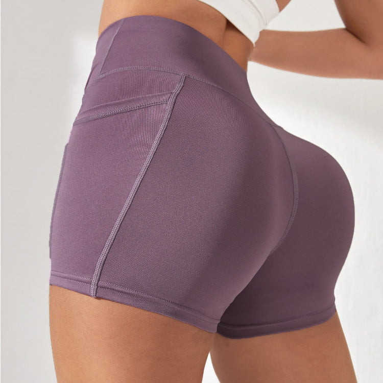Sports Yoga Primer Shorts Moisture Wicking Quick Drying Breathable Running Workout Shorts