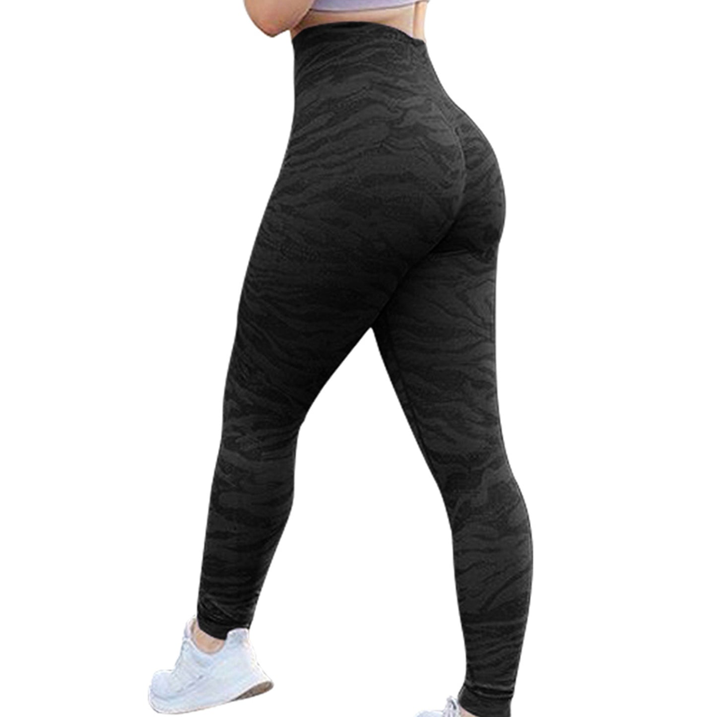Seamless Camouflage Zebra Leopard Print Fitness Pants Seamless Yoga Clothes
