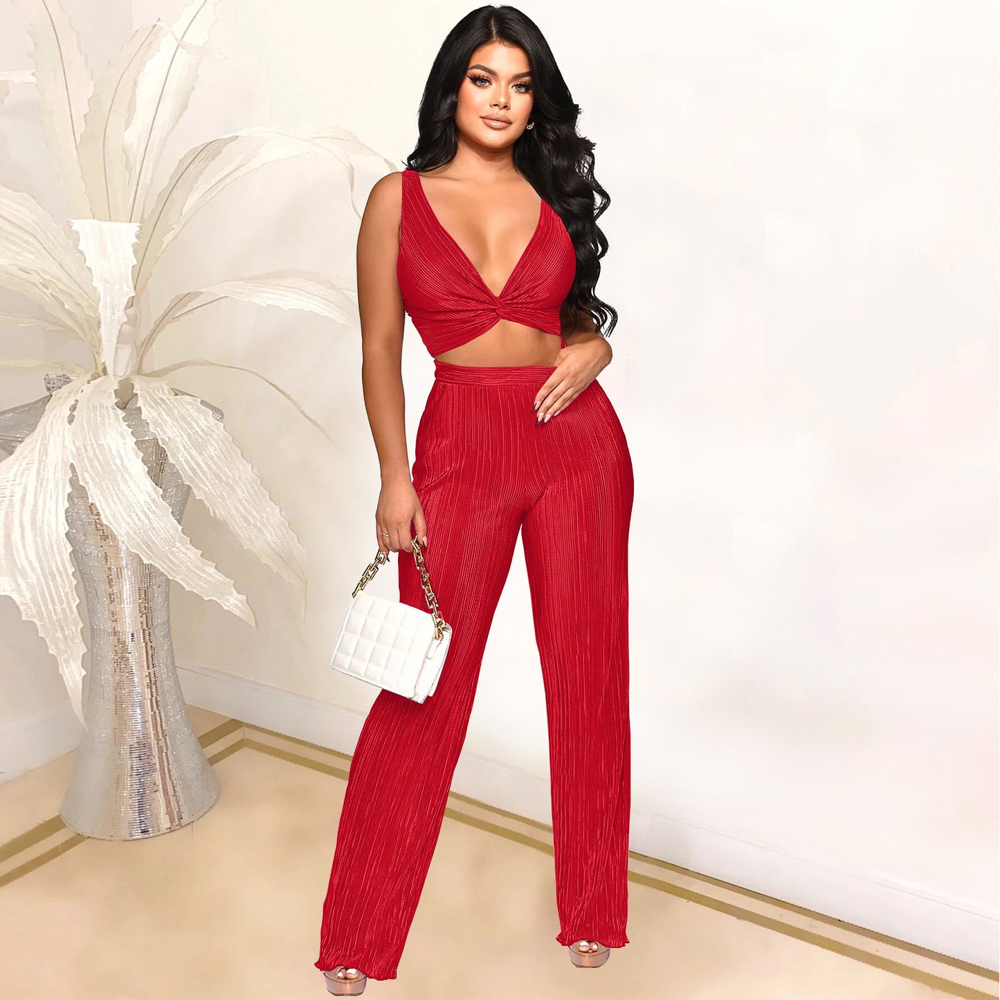Women Clothing International Station Sexy Two Piece Suit