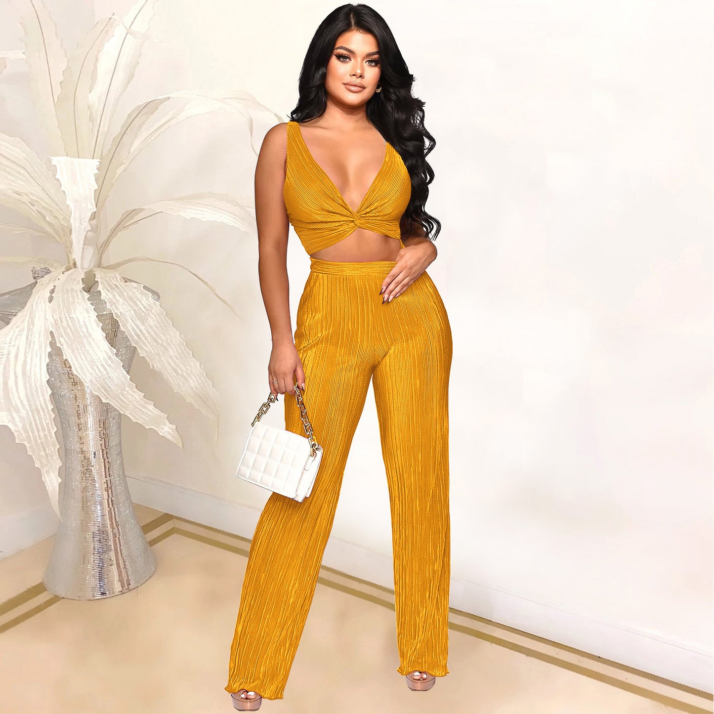 Women Clothing International Station Sexy Two Piece Suit