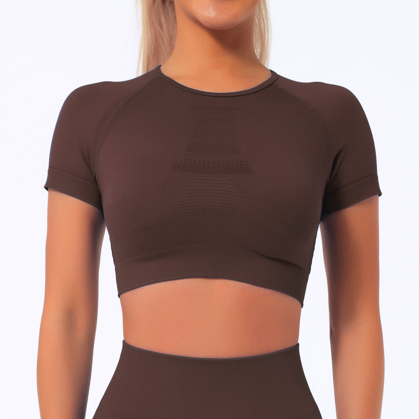 Quick-Drying Stretch Tight Seamless Yoga Suit Women Sexy Breathable High Waist Body Shaping Yoga Pants