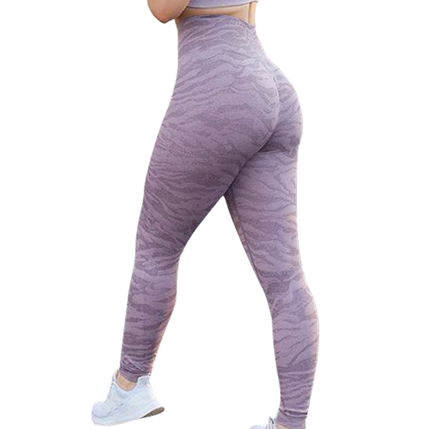 Seamless Camouflage Zebra Leopard Print Fitness Pants Seamless Yoga Clothes