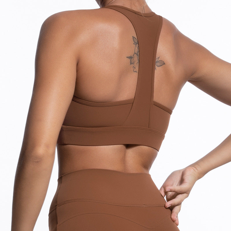 Tight Fitness Yoga Clothes Women Y Type Beauty Back Exercise Bra High Waist Hip Lift Fitness Pants Yoga Clothes Suit