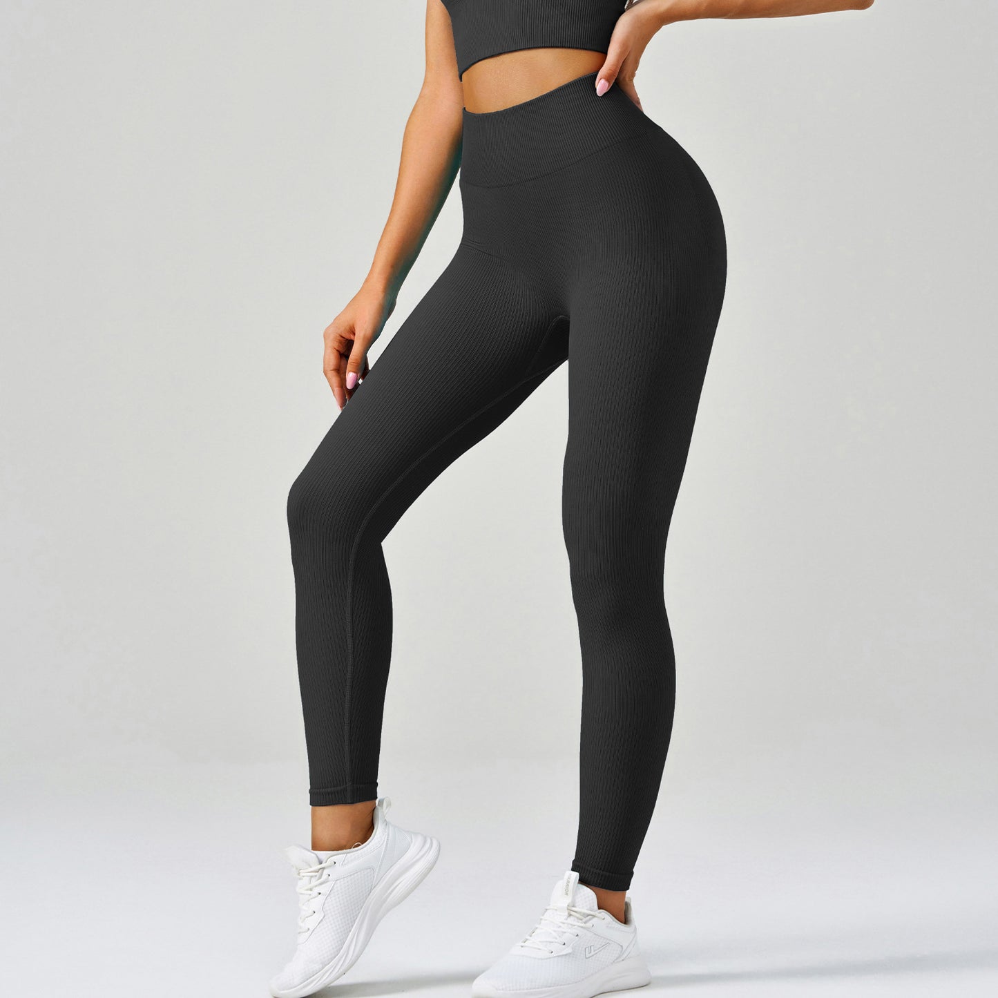 Arrival High Waist Belly Contracting Hip Lifting Pants Sports Running Women Summer Seamless Trousers Fitness Yoga Wear Outer Wear