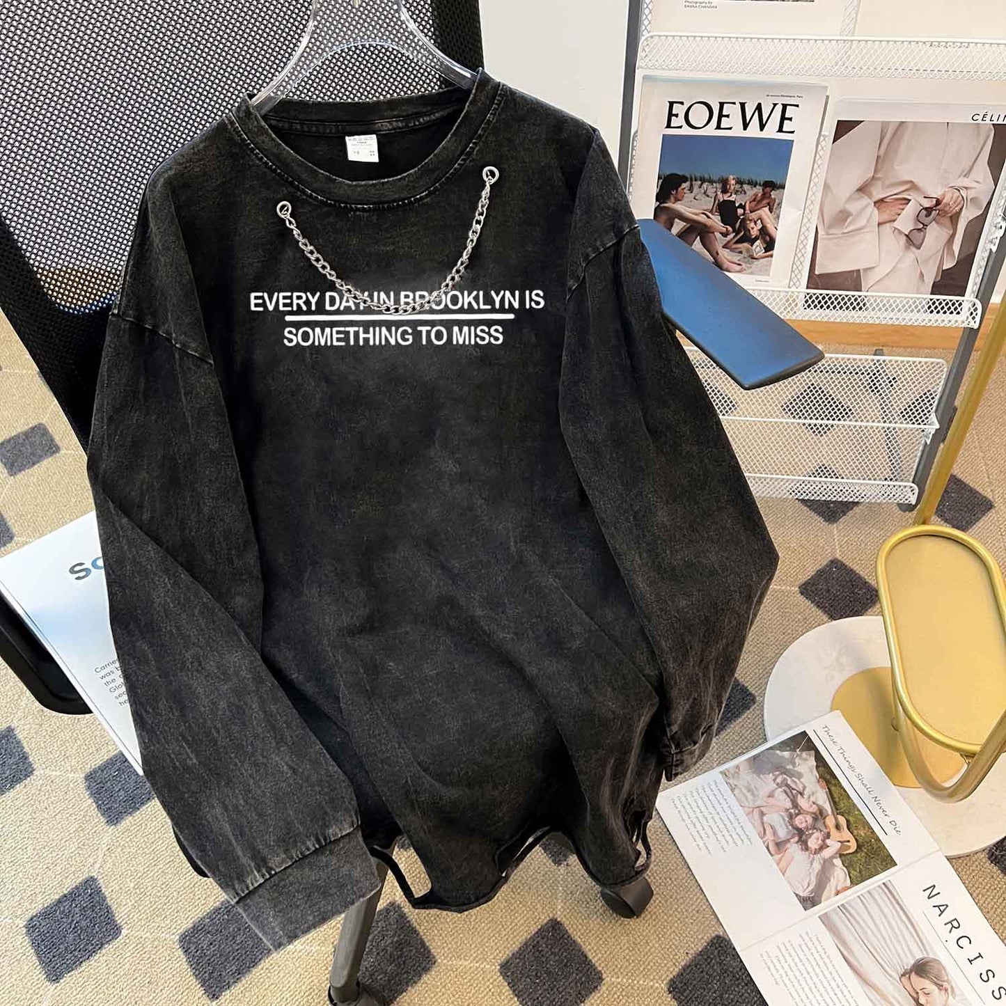Washed black