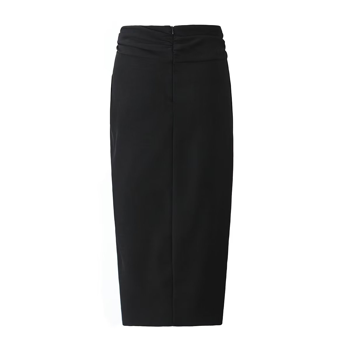 High Waist Slimming Knot Split A line Sheath Skirt