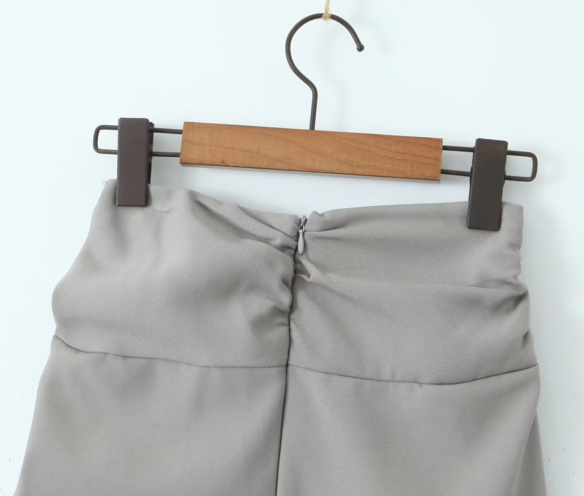 High Waist Slimming Knot Split A line Sheath Skirt