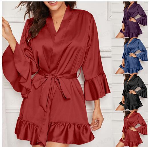 Midnight Charm Sexy Lingerie Sexy Lingerie Nightgown Home Pajamas