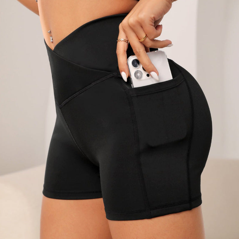 Sports Yoga Primer Shorts Moisture Wicking Quick Drying Breathable Running Workout Shorts