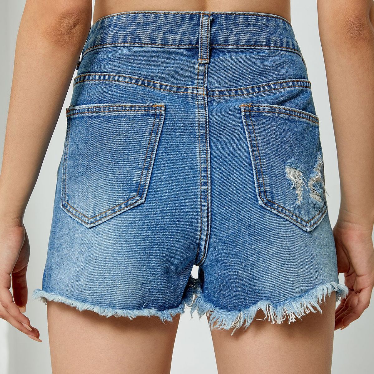 Summer Denim Shorts Design Shorts High Waist Denim Shorts Ripped Casual Pants