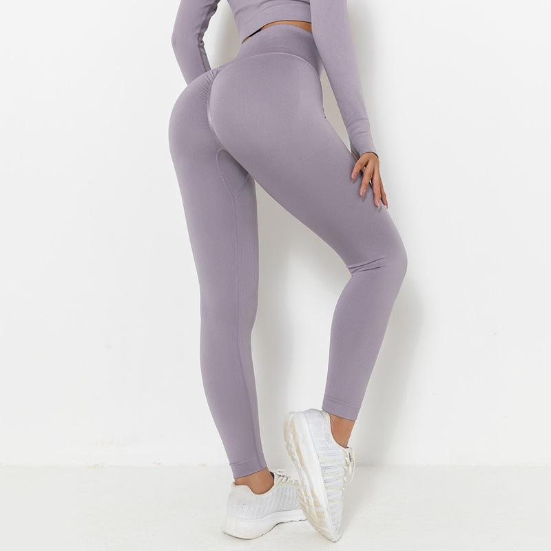 Spot Peach Hip Yoga Pants Women Hip Raise High Waist Stretch Training Pant Outdoor Running Sports Fitness Pants