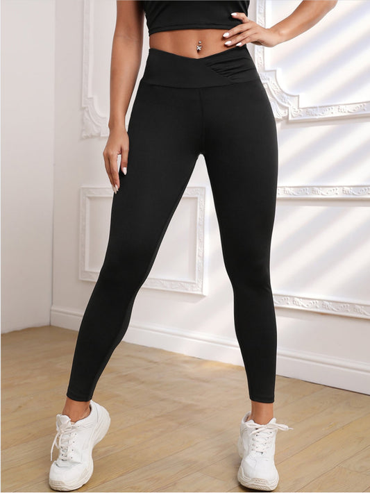 Knitted Yoga Pants Quick Drying Breathable Cooldry High Waist Slim Fit Peach Hip Fitness Sports Ninth Pants